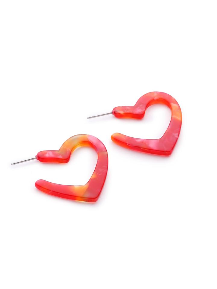 Shein Sweetheart Shaped Stud Earrings