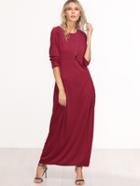Shein Full Length Dress With Pockets