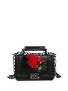 Shein Faux Fur Flower Chain Bag