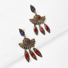 Shein Rhinestone Decorated Retro Drop Earrings