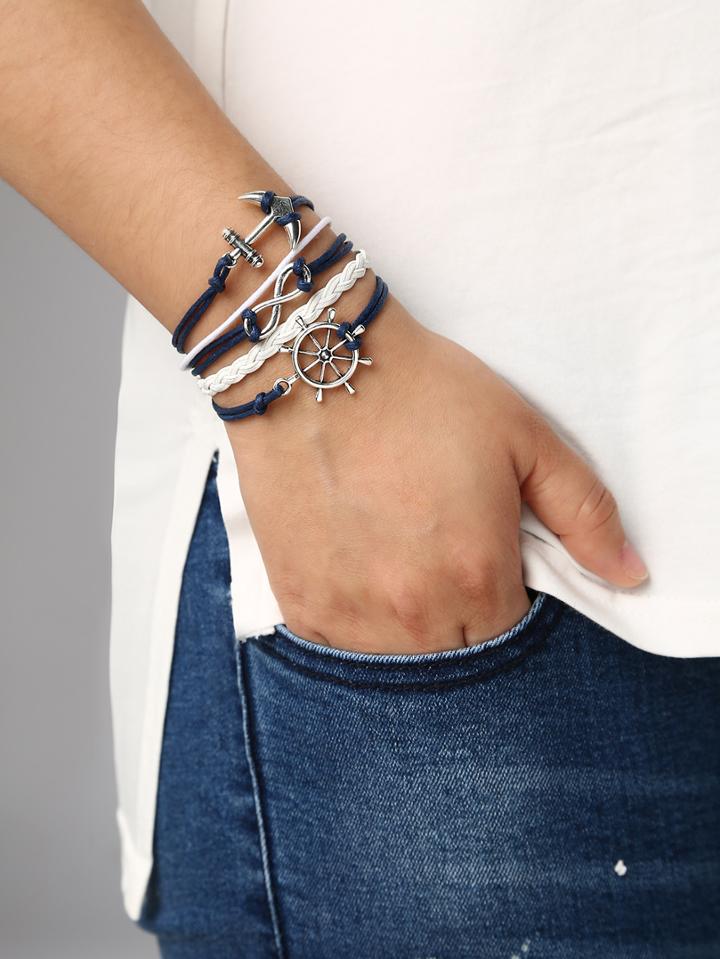 Shein Braid Anchors Bracelet