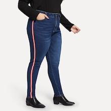Shein Plus Tape Side Pocket Jeans