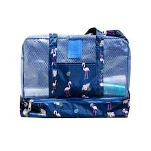 Shein Flamingo Print Storage Bag