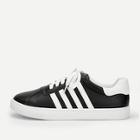 Shein Striped Detail Lace-up Sneakers