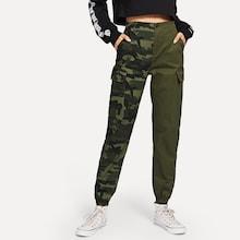 Shein Camo Print Pocket Decoration Pant
