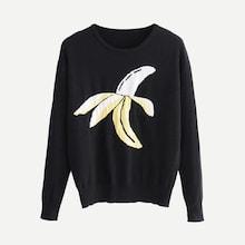 Shein Banana Pattern Jumper