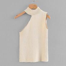 Shein Asymmetric Cut Knit Top