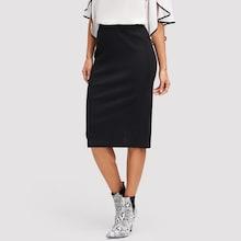 Shein Solid Midi Skirt