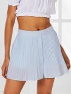Shein Pleated Split Front Skort