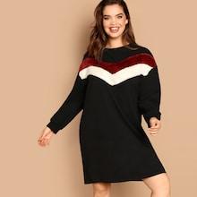 Shein Plus Cut-and-sew Panel Dress