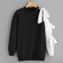 Shein Knot Detail Sweatshirt