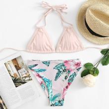Shein Self Tie Mix & Match Bikini Set