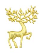 Shein Golden Deer Women Brooch