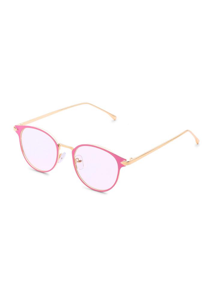 Shein Contrast Frame Tinted Lens Glasses