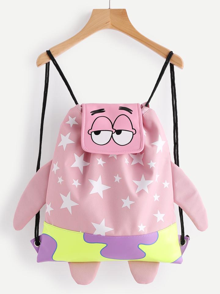 Shein Spongebob Shaped Cute Backpack