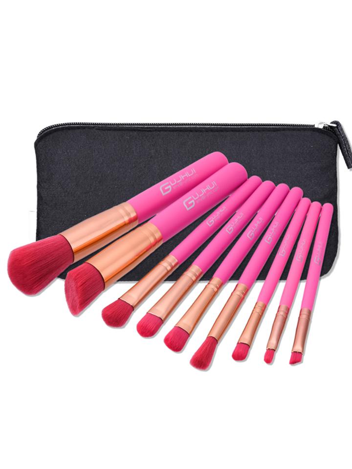 Shein Professional Makeup Brush 9pcs With Bag