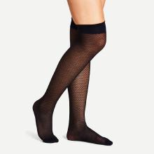 Shein Over The Knee Plaid Socks