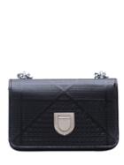 Shein Embossed Textured Pushlock Chain Bag
