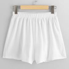 Shein Waist Elastic Solid Shorts