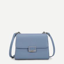 Shein Flap Pu Bag With Chain Handle