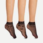 Shein Hollow Out Net Socks 3pairs