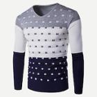 Shein Men Color Block V Neck Jumper