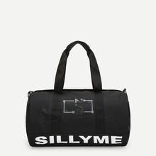 Shein Men Letter Print Bowling Bag