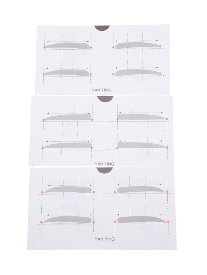 Shein Straight Eyebrow Shaping Stickers 9pcs