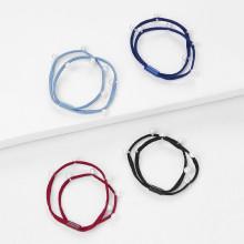Shein Faux Pearl Detail Hair Tie Set 4pcs