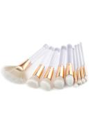 Shein Clear Handle Makeup Brush 9pcs