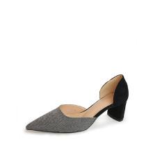 Shein Pointed Toe Chunky Heel Pumps