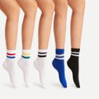 Shein Striped Detail Ankle Socks 5pairs