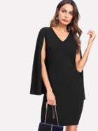 Shein Cape Sleeve Tailored Dress