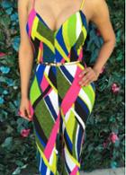 Rosewe Strap Design Multicolored Ankle Length Jumpsuit