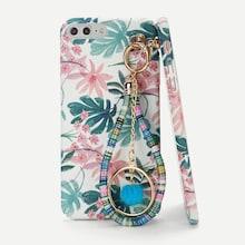 Shein Circle Pendant Iphone Case With Charm
