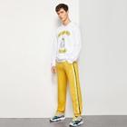 Shein Men Slant Pocket Striped Sweatpants
