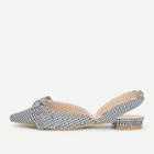 Shein Gingham Print Pointed Toe Flats