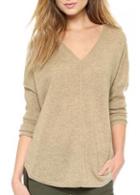 Rosewe Loose Batwing Sleeve V Neck Sweaters For Woman