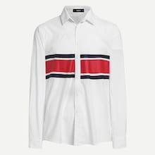 Shein Men Single Breasted Color Block Shirt