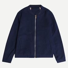 Shein Men Solid Zip Up Jacket