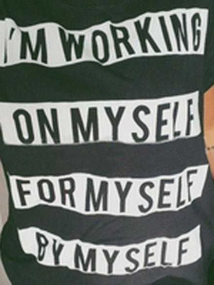 Shein Letters Printed T-shirt