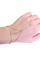 Rosewe Multi Layers Chain Gold Metal Slave Bracelet