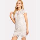 Shein Guipure Lace Form Fitting Dress