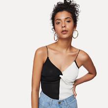 Shein Color Block Twist Cami Top
