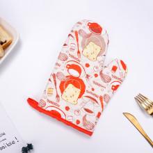 Shein Bread & Coffee Print Oven Glove