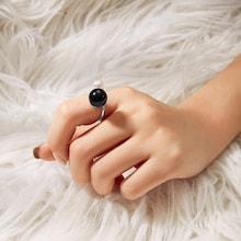 Shein Faux Pearl Twist Ring