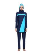 Shein Two Tone Full Coverage Modest Swimwear 3 Piece