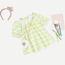 Shein Girls Carrot Print Dress