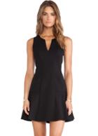 Shein Black Workwear V Neck Sleeveless Ruffle Slim Dress