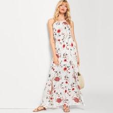 Shein Halterneck Maxi Floral Dress